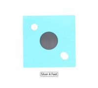 (Argento A) 1 pezzo di base in gomma per piedino di ricombio per Microsoft Surface Laptop 3 4 piedini