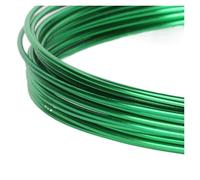 argento filo artigianale di alluminio, Alambre artesanal de aluminio for proyectos bricolaje y lazos for macetas, multicolor, 1-2,5 mm(Dgn,2mm about5m)