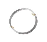 argento filo artigianale di alluminio, Alambre de aluminio for manualidades, escultura artesanal, fabricación joyas, armadura 1-2mm(1mm)