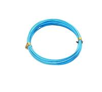 argento filo artigianale di alluminio, Alambre de aluminio Multicolor 1-2mm 5-10m for accesorios fabricación joyas DIY(Light Blue,1mm 5m)