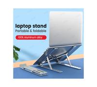 (Argento) Soporte para computadora portátil Soporte para computadora portátil Soporte para Macbook Pieghevole