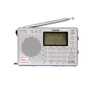 (Argento) Tecsun PL 380 DSP Radio profesional FM/LW/SW/MW Digital portátil a banda intera estéreo
