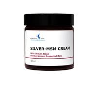 argentum plus La crema Plata-MSM con aceites esenciales de rosa de la India y geranio - 60 ml
