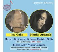 Argerich - Martha Argerich & Ivry Gitlis, Live: Mozart, Beethoven, Debussy, Kreisler, Gitlis, Tchaikovsky