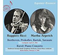 Argerich,Martha - Beethoven, Prokofiev, Bartok, Sarasate : Leningrad, April 21, 1961 / Ravel : Piano concerto - Baden-Baden, Feburary 4, 1960