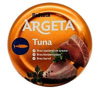 ARGETA Premium Exquisite Tuna Patè - 14 cajas de Excelente y Delicioso Patè - Aroma Natura Aroma - Sin Conservantes y Sin Gluten - 1330 Gramos (95 Gramos por tarro x 14)