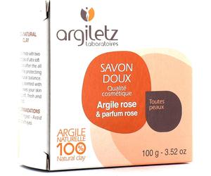 Argiletz Jabón Calmante Perfume Rosa Arcilla Rosa 100 g