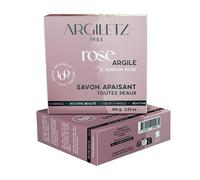 Argiletz Jabón Natural Purificante Arcilla Rosa Perfume Rosa 100g
