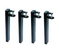 Juego de 4 Patas Nido Parte Alta para somier 40 x 30 - Metálicas y rectangulares - Ideales para Cama Nido - Cuens