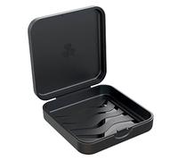 ARGOMAX Caja para pinzas dentadas Dento Box para carril (también para raíl de ascensor, raíl crujido), 1 unidades KFO Box (negro).