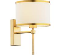 Argon Abbano lámpara de pared 1x15 W blanco-latón-oro 8033