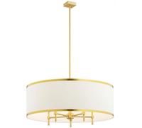 Argon Abbano lámpara de techo 5x7 W blanco-latón-oro 2127