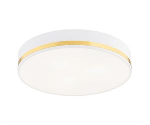 Argon Amore plafón 2x15 W blanco-oro 7034