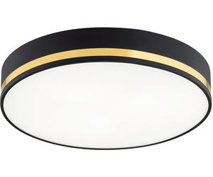 Argon Amore plafón 2x15 W negro-oro 7041