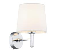 Argon Bolzano Plus lámpara de pared 1x15 W blanco-cromo 4760