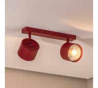 Argon Downlight Chloe orientable 2 luces, rojo