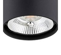 Argon Downlight Tubo Ø 12 cm, negro