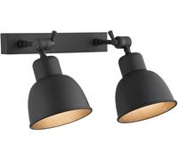 Argon Eufrat lámpara de pared 2x15 W negro 679
