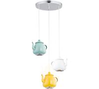 Argon Jamajka lámpara colgante 3x5 W blanco-menta-amarillo 1326