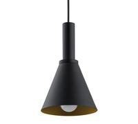 Argon Lámpara colgante Norte, acero negro/oro longitud 114 cm, 4 luces