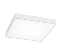 Argon - Lámpara de techo o pared (2 luces, acero barnizado), color blanco
