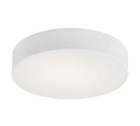 ARGON - Moderna lámpara de techo de 2 focos, acero lacado, color blanco