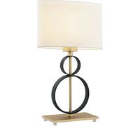 Argon Perseo lámpara de sobremesa 1x15 W blanco-negro-oro 8373