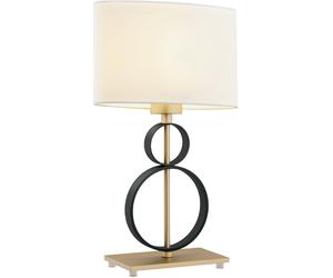 Argon Perseo lámpara de sobremesa 1x15 W blanco-negro-oro 8373