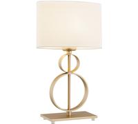 Argon Perseo lámpara de sobremesa 1x15 W blanco-oro 8310