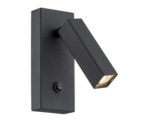 Argon Rock lámpara de pared 1x6 W negro 4723