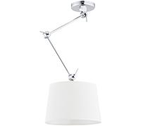 Argon Zakyntos lámpara colgante 1x15 W blanco-cromo 3548