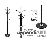 Argonauta Perchero Cue, 178 cm, color negro, 787218
