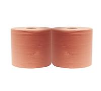 ARGOS - Bobina de gamuza - Celulosa reciclada - Absorción óptima - Precortado - Ecolabel - Fabricación francesa - 2 bobinas