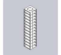 Argos Technologies R9664A PolarSafe Vertical congelador para placa de pozo 96/384, 64 tapas, 80 sin tapa, 14 11/16 pulgadas de longitud, 11 pulgadas de ancho, 5.5 pulgadas de altura