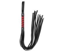 Argus Fetish Argus Fetish Black Long Stripe Flogger 300 g