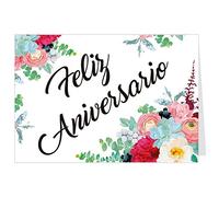 ARGUVAL Tarjeta + Sobre Feliz Aniversario 13x19