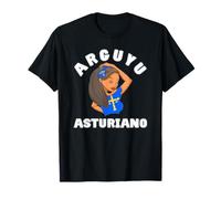 Arguyu Asturiano Bandera Asturias Mujer Cinta Pelo Blusa Camiseta