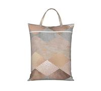 Argyle de mármol color cobre y oro rosa,Bolsa de viaje para ropa sucia, bolsa plegable para ropa sucia