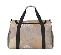 Argyle de mármol Color Cobre y Oro Rosa,Bolsas Deportivas, Bolsos de Viaje Deportivos Cruzados de Mano, Bolsas de Viaje de Gran Capacidad para Mujeres y Hombres.
