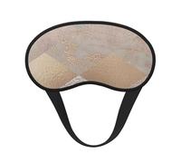 Argyle de mármol oro rosa y cobre rubor, Cubiertas oculares completas, antifaces para dormir que bloquean la luz, orejeras opacas para dormir