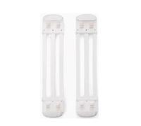 ARHEORMUH Jumps Botas 2 Resortes De TPU Coloridos para Zapatos De Salto De Rebote, Botas Bounce Moon, Máximo 110 Kg, No Se Necesitan Herramientas, Reemplace Sin Esfuerzo(White,M 35-37EU)