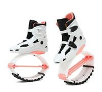 ARHEORMUH Jumps Botas Zapatilla De Rebote De Bajo Impacto, Blanca Y Rosa, Ideal para Saltar Y Quemar Calorías, Correr Y Clases De Fitness Virtuales(XXL 42-44EU)