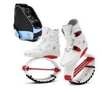 ARHEORMUH Jumps Botas Zapatillas De Salto Blancas Unisex con Bolsa De Almacenamiento, Botas De Salto para Ejercicio Y Diversión, Carga De 30 A 110 Kg(XXL 42-44EU)