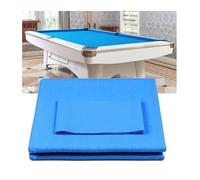 ARHEORMUH Paño de Billar Accesorios para Mesa De Billar De Tela De Grado Profesional De 9 Pies, Reemplazo De Fieltro Rápido Precortado para Uso Comercial Y Doméstico, con 6 Tiras(Royal Blue)