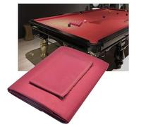 ARHEORMUH Paño de Billar Fieltro para Mesa De Billar De Velocidad Rápida De 9 Pies, Tela De Billar Precortada, Kit De Reemplazo De 6 Tiras para Hoteles, Clubes, Salas De Juegos En Casa(Black)