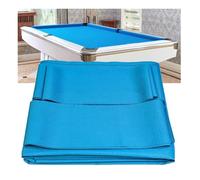 ARHEORMUH Paño de Billar Kit De Reemplazo Mantel para Mesa Billar Velocidad Rápida 2,8 M/9 Pies, Fieltro Precortado con 6 Tiras para Bares, Hoteles, Salas Juegos En Casa(Sky Blue)