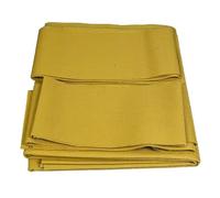 ARHEORMUH Paño de Billar Mantel De Billar 9 Pies con 6 Tiras Tela, Mesa Colorida Precortada Velocidad Rápida Fieltro para Hoteles Clubes Salas Juegos En Casa(Yellow)