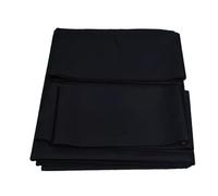 ARHEORMUH Paño de Billar Mantel De Billar 9 Pies con 6 Tiras Tela, Mesa Colorida Precortada Velocidad Rápida Fieltro para Hoteles Clubes Salas Juegos En Casa(Black)