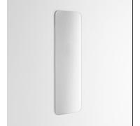 ARHome Espejo Contorneado Modern, 130 x 40 cm, Plateado, Made in Italy