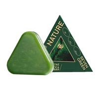 ARHZ 1 pieza de champú sólido Triangle, champú sólido para el crecimiento del cabello, fortalecimiento, densificación y volumen